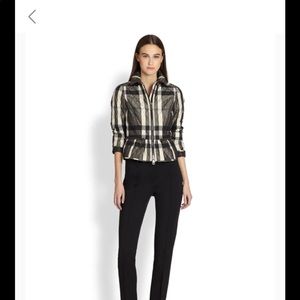 New Burberry Bancroft peplum Jacket